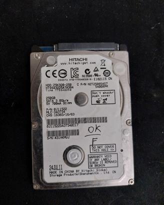 hdd da 2.5   250gb