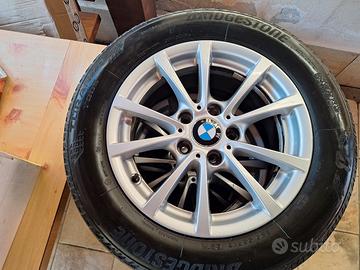 cerchi bm originali 16 perfetti gomme bridgestone