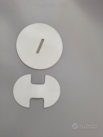 Anelli a "d" con base in neoprene