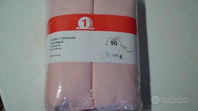 2 lenzuola da 1 piazza