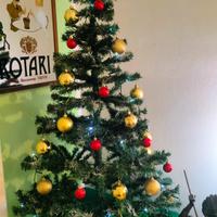 Albero di natale completo.