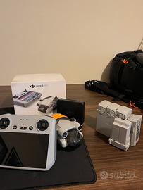 Dji Mini 3 PRO RC +5 batterie + 2 schede +6 filtri