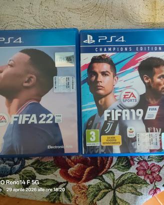 FIFA 19 e FIFA 22