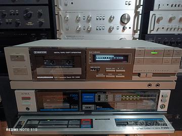 Piastra Cassetta Vintage Professionale Aiwa F-350