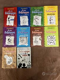 Diario di una schiappa - primi 10 libri - Nuovi