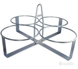 Portasecchio 4 posti per edilizia