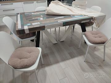 tavolo  allungabile+ sedie