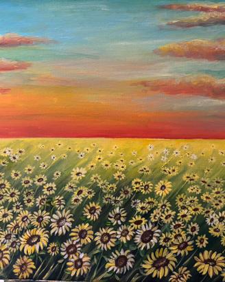 Quadro girasoli calabresi