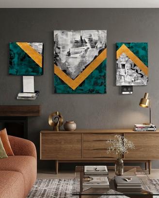 Arredo moderno Torino Trittico Astratto