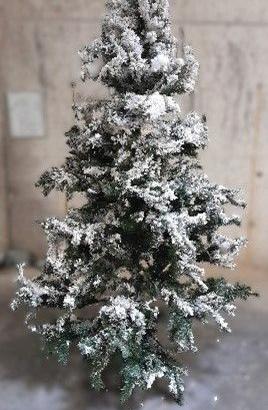 Albero di Natale innevato 220cm