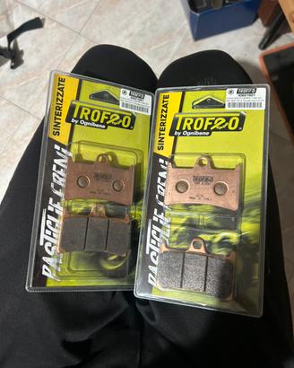 Pastiglie moto sinterizzate nuove trofeo ognibene