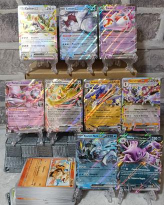 Kit 100 carte pokemon + 9 carte ultra rare