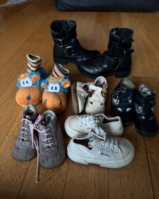 Lotto scarpe bimba