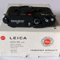 Leica M6 0.85  black chrome 10413 – perfetta