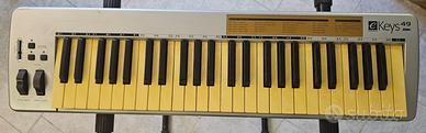 tastiera midi controller M-Audio e-keys 49 tasti