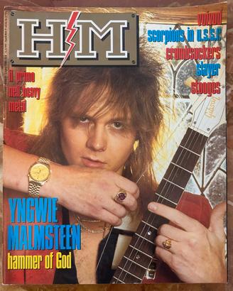 Rivista H/M Heavy Metal Hard Rock n.44 (1988)