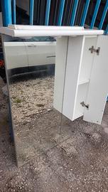 Specchio bagno con pensile armadio