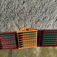 3 Bacheche in legno per palline da golf- miniature