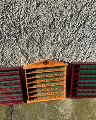 3 Bacheche in legno per palline da golf- miniature