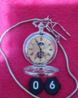 orologio da tasca meccanico  lente ingrandimento
