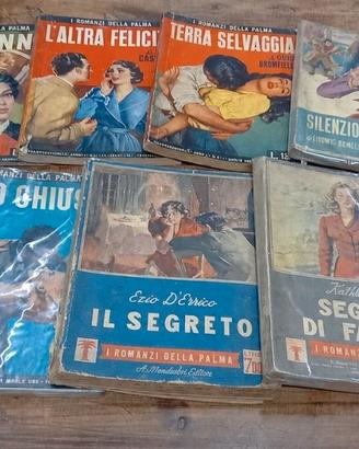 9 Libri Vintage I Romanzi della Palma 1942 - 1952