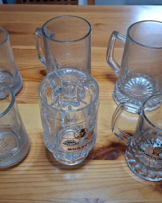 Set 6 boccali di birra