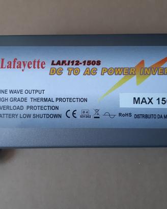 Inverter per auto 12 V C.C./220V C.A.