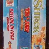 Set n. 3 cassette VHS cartoni animati 