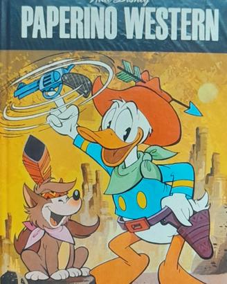 paperino Western Cartonato omaggio disney