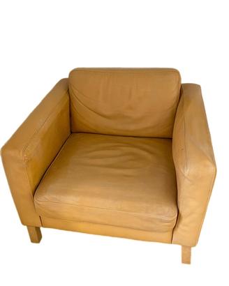 2 poltrone IKEA KARLSTAD -vera pelle vintage