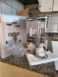Dispenser triplo per cereali 