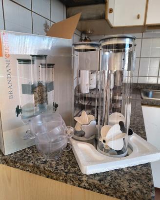 Dispenser triplo per cereali 