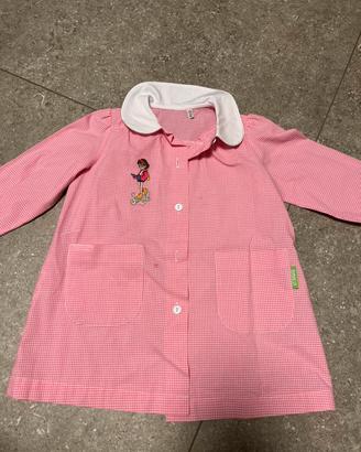 Grembiule rosa Asilo -Bambina