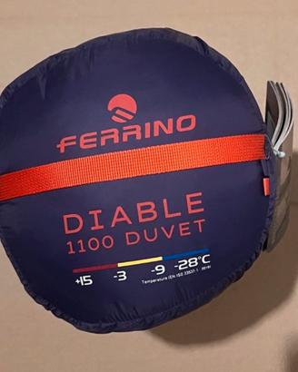 Sacco a pelo estremo in piuma Ferrino 1100 grammi