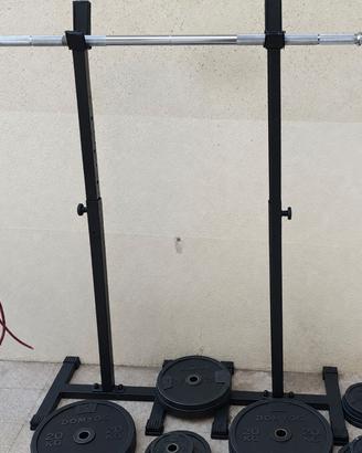 Rack squat cavalletti portabilanciere palestra 