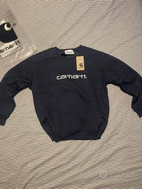 Felpa Carhartt blu scuro nuova