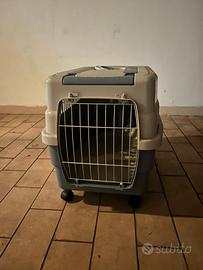 Trasportino  x animale con ruote