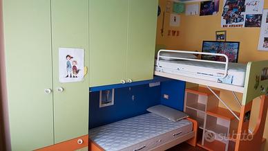 Cameretta DOIMO con n. 2 letti e armadio