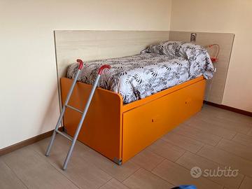 Letto doppio estraibile