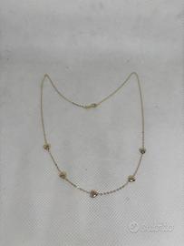 Collana con cuori oro 18 kt
