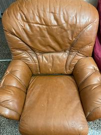 Poltrona pelle