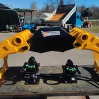 Pinza forestale legna apertura 80/100/130/150 cm