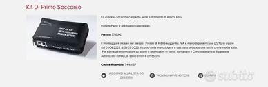 kit primo soccorso Jaguar originale 