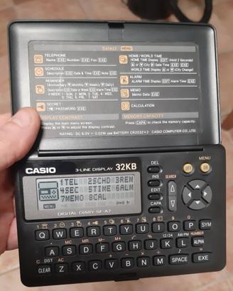 CASIO Digital Diary SF-A7