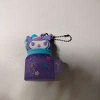 Portachiavi kawaii personaggio viola stelline – 4€