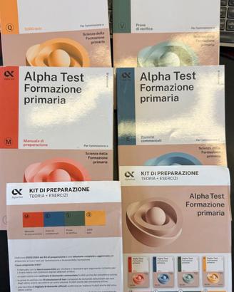 libri alpha test formazione primaria kit