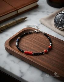 bracciali pietre vere da gioielleria uomo/donna