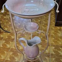 set da toilette vintage, lavabo d'epoca