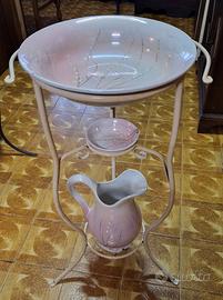 set da toilette vintage, lavabo d'epoca