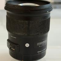 Sigma 50mm f 1.4 attacco fe canon